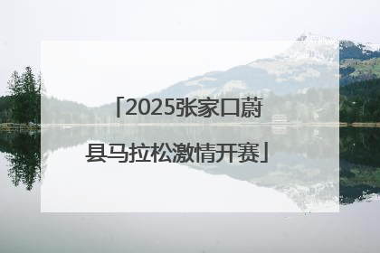 2025张家口蔚县马拉松激情开赛