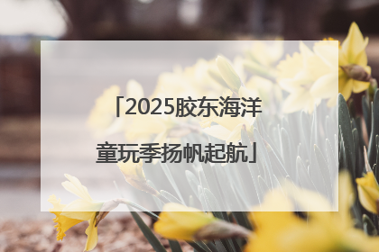 2025胶东海洋童玩季扬帆起航