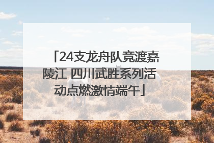 24支龙舟队竞渡嘉陵江 四川武胜系列活动点燃激情端午