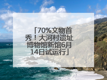 70%文物首秀！大河村遗址博物馆新馆6月14日试运行